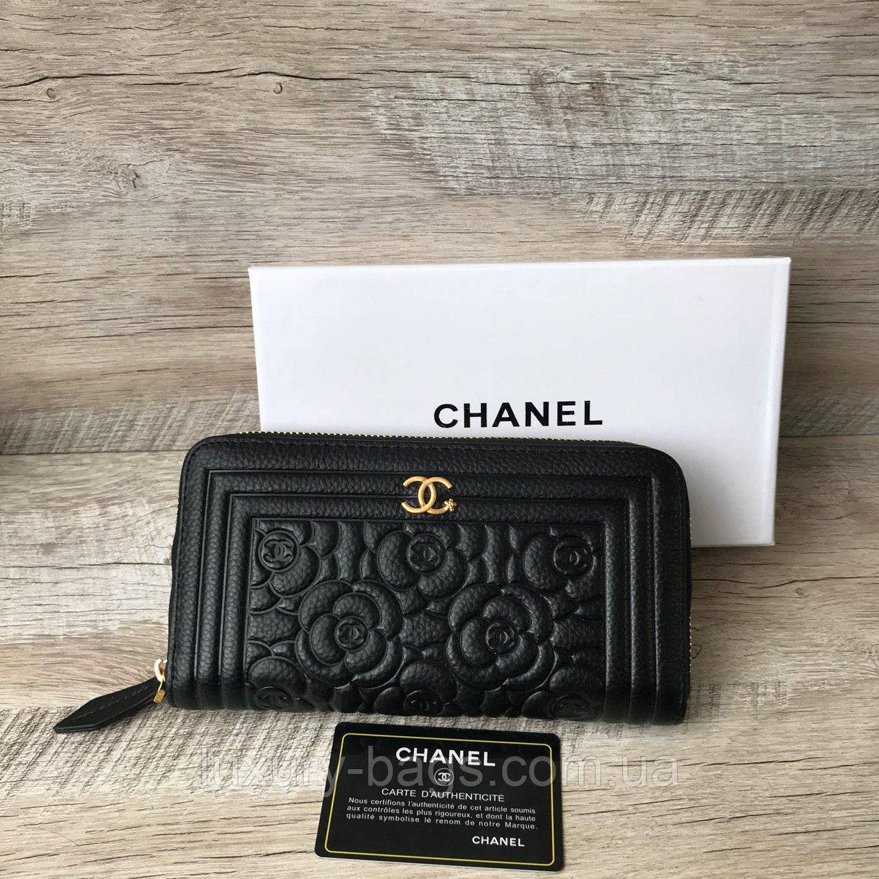 Жіночий брендовий шкіряний гаманець на змійці, фото 1