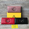 Жіночий шкіряний гаманець Fendi Фенді, фото 8