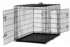 Металева карта Dog Crate XXL для транспортування собак великих розмірів — 122 x 76 x 83 см, фото 2