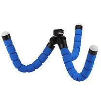 Настільний штатив гнучкий (трипод) Alitek Flexible Sponge Long Blue, фото 5