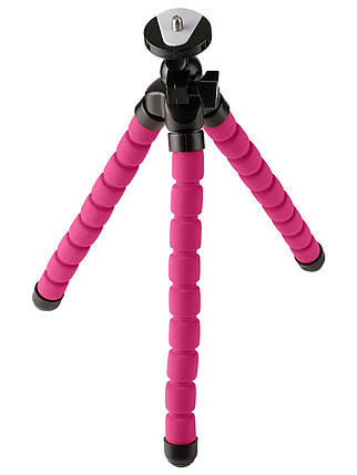 Гнучкий настільний штатив/трипод Alitek Flexible Sponge Long Pink, фото 1