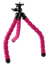 Гнучкий настільний штатив/трипод Alitek Flexible Sponge Long Pink, фото 4