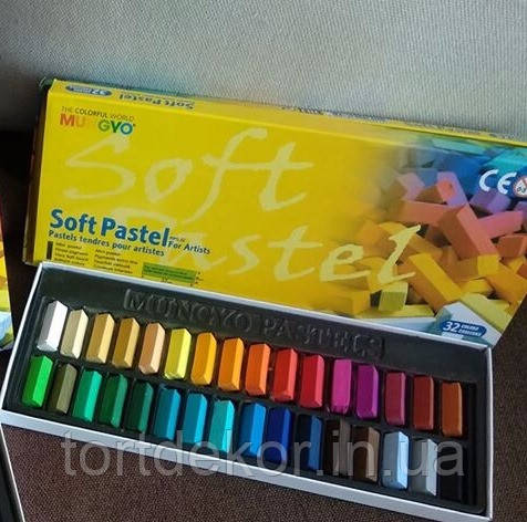 Пастель суха 24 кольори, фото 1