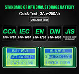 Тестер автомобільних акумуляторів DUOYI DY219A 12V 24V Car Battery Tester аналізатор акб, фото 6