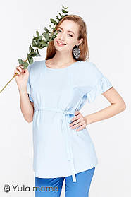 Блуза для вагітних і годуючих мам Marion S Юла Мама Блакитний