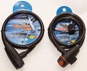 Велосипедний замок з 2 ключами jb