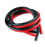 Провід силіконовий 16 AWG (чорний) м'який високотемпературний, фото 3