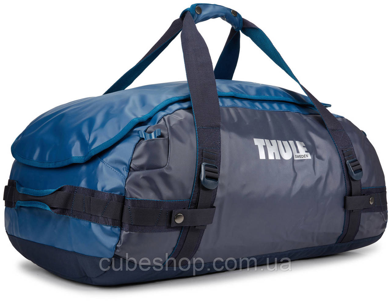 Спортивна сумка-рукзак Thule Chasm new 70L Poseidon new (синій)