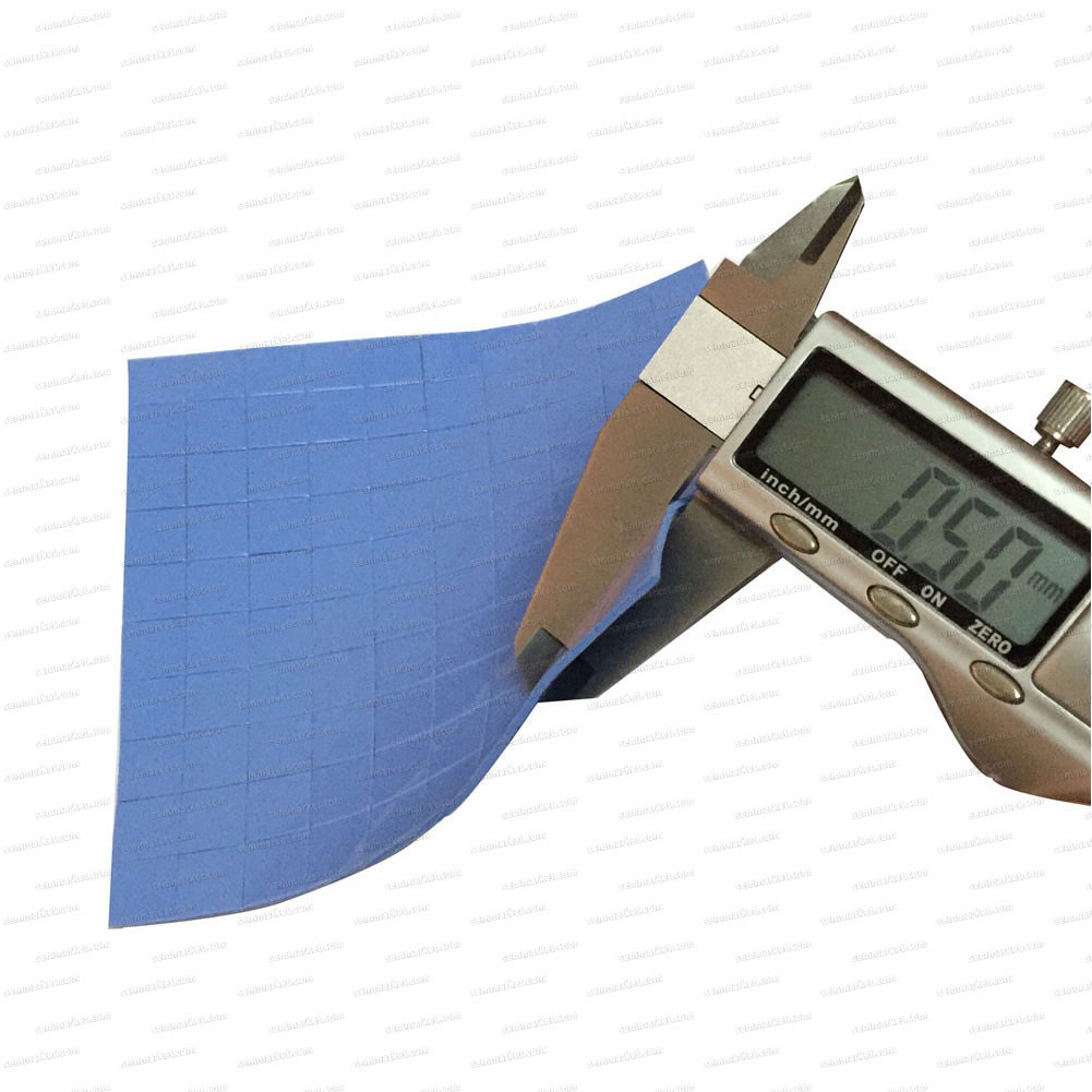 Термопрокладка 3K410-V10 0.5мм высечка 10x10 100шт синяя 4W термоинтерфейс для ноутбука - фото 4 - id-p1206834193