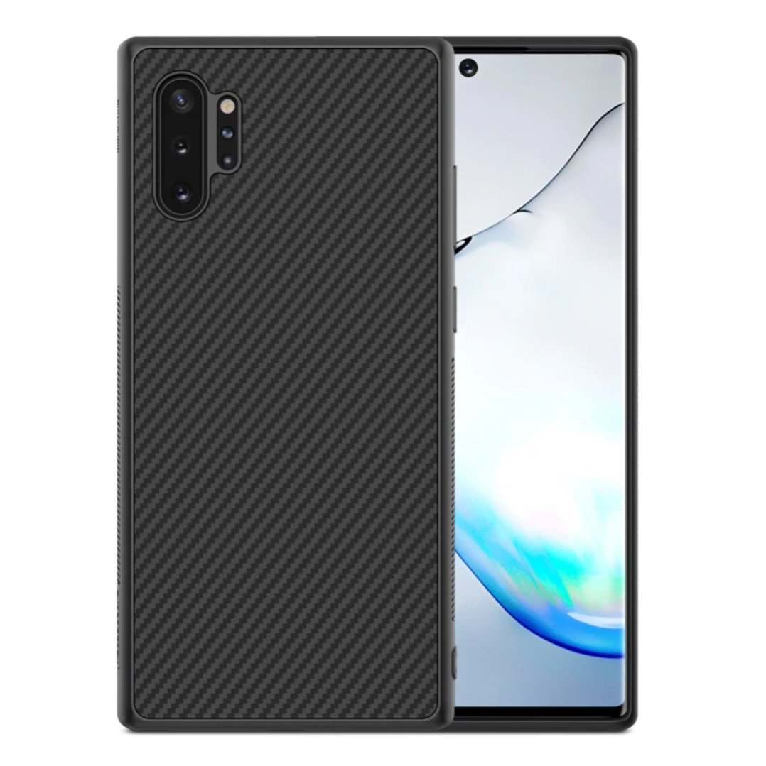 Карбоновий чохол для Samsung Note 10 Plus Nillkin Synthetic Fiber