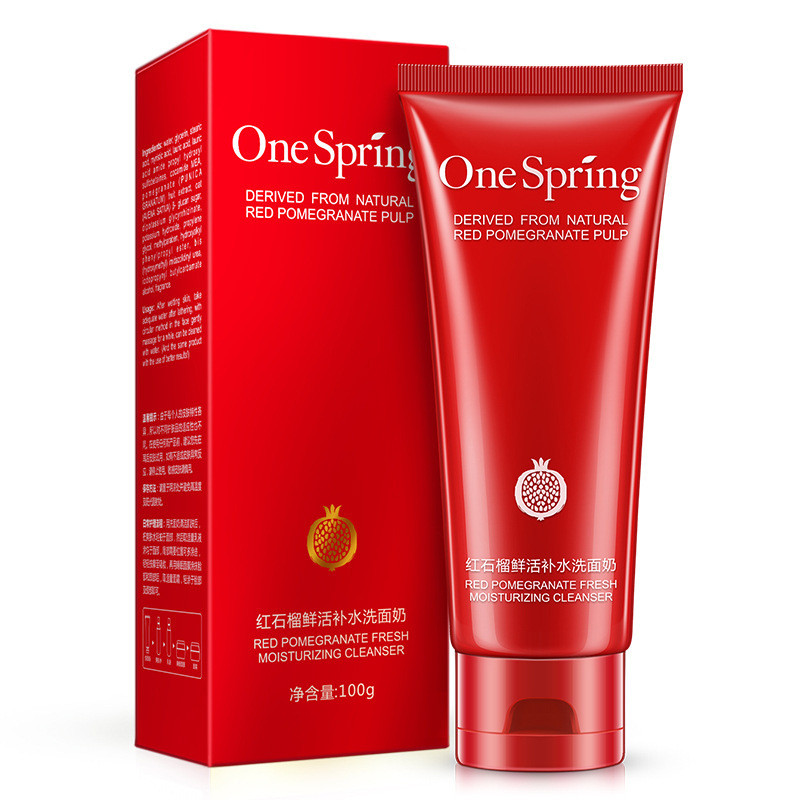 Крем для вмивання з екстрактом граната ONESPRING Derived From Natural Pomegranate Red Pulp (100г)