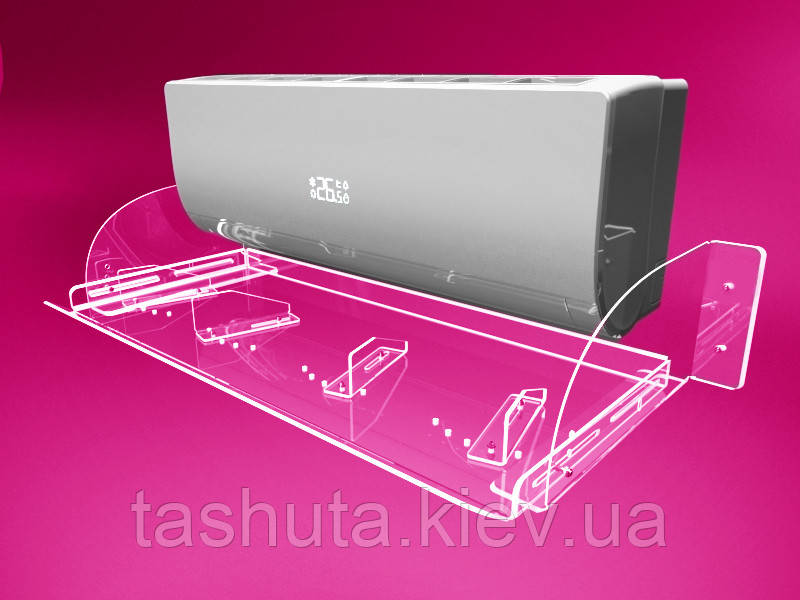 Дефлектор для кондиціонера завширшки 700 мм з регулюванням повітряних потоків (Товщина акрилу: 3 мм; )