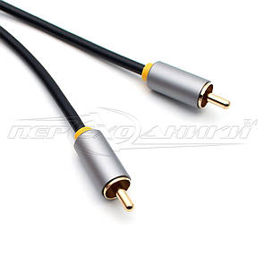 Кабель відео 1RCA-1RCA коаксіальний (висока якість) New Design, 3.0 м, фото 1
