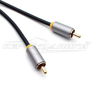Кабель відео 1RCA-1RCA коаксіальний, New Design, 1 м, фото 1