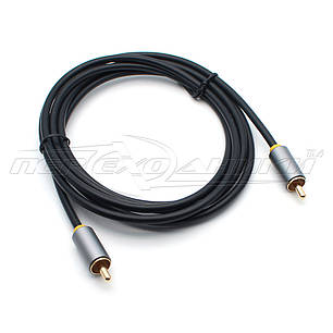 Кабель відео 1RCA-1RCA коаксіальний (висока якість) New Design, 3.0 м, фото 3