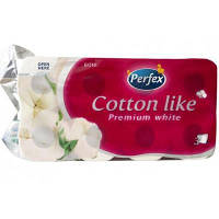 Туалетная бумага Perfex Premium Cotton 3-х слойная, 16 шт.