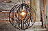 Люстра дерев'яна СОНЦЕ by smartwood  ⁇  Люстра лофт  ⁇  Дизайнерський стельовий світильник, фото 4