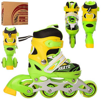 Ролики раздвижные 27-30р A4123-XS-GR(27-30) G-Rich