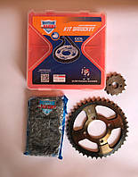 Набір ланцюгів + 2 зірки, 428H-98L / 41Т + 14Т дельта, альфа, Japan Technology.Калені.