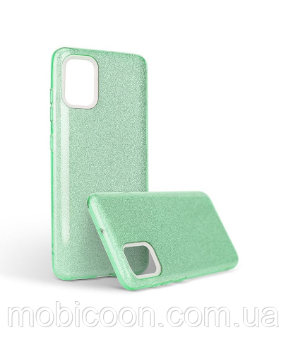 Чохол для Samsung Galaxy A51 A515F силіконовий прозорий м'ятний (самсунг а51 а515ф)