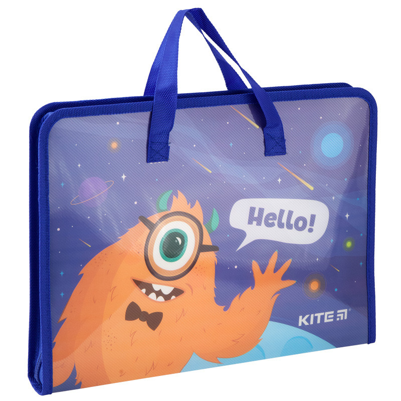 Папка на блискавці А4 Kite з ручками Jolliers R19-202, фото 1