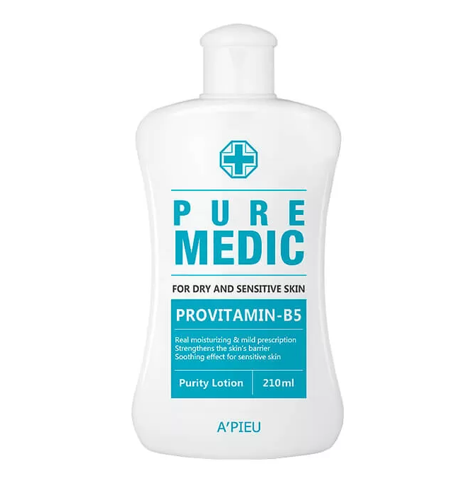 Лосьйон для чутливої і сухої шкіри обличчя A'pieu Pure Medic Purity Lotion 210 мл (8806185784672)