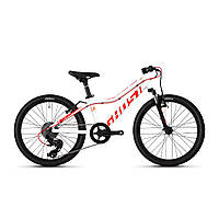 Велосипед Ghost Lanao 2.0 AL W 20", біло-червоно-жовтогарячий, 2019