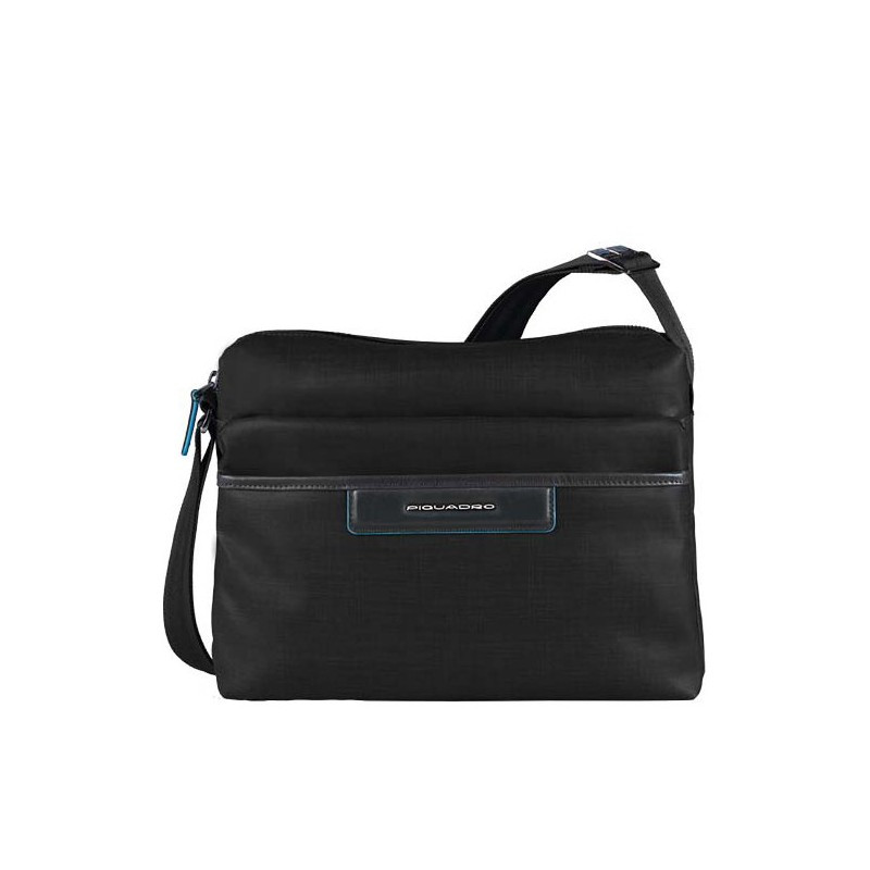 Сумка жіноча Piquadro AKI/Black наплічна з чохлом д/iPad/iPad Air (30x23,5x12) BD3292AK_N, фото 1