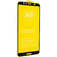 Захисне скло 9D для Huawei Y6 / Y6 Prime 2018 Black