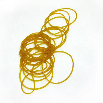 Гумки для грошей 50гр жовті, диаметр 60мм 5002