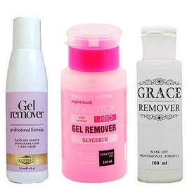 Засоби для зняття гель-лаку і акрилу