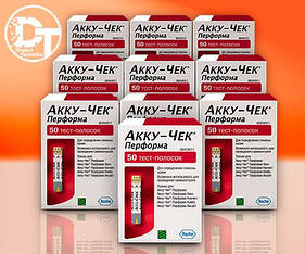 Тест-смужки Акку-Чек Перформа (Accu-Check Performa) Акційне пропонування 500 шт. за 3200 грн.