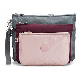 Косметичка Kipling IAKA L WRISTLET Steel Gr Metal (H55) KI3697_H55