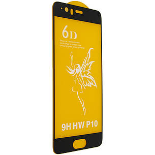 Захисне скло 6D для Huawei P10 Black, фото 1