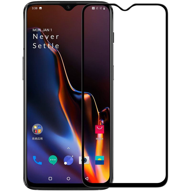 Nillkin OnePlus 6T (OnePlus 7) XD CP+MAX Black Anti-Explosion Glass Screen Protector Захисне Скло