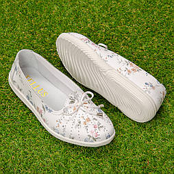 Балетки шкіряні жіночі Tellus 72-01SPR Весна