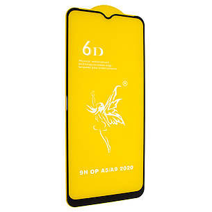 Захисне скло 6D для Realmi 5 / 5i Oppo A5 / A9 / A31 2020 Black, фото 1