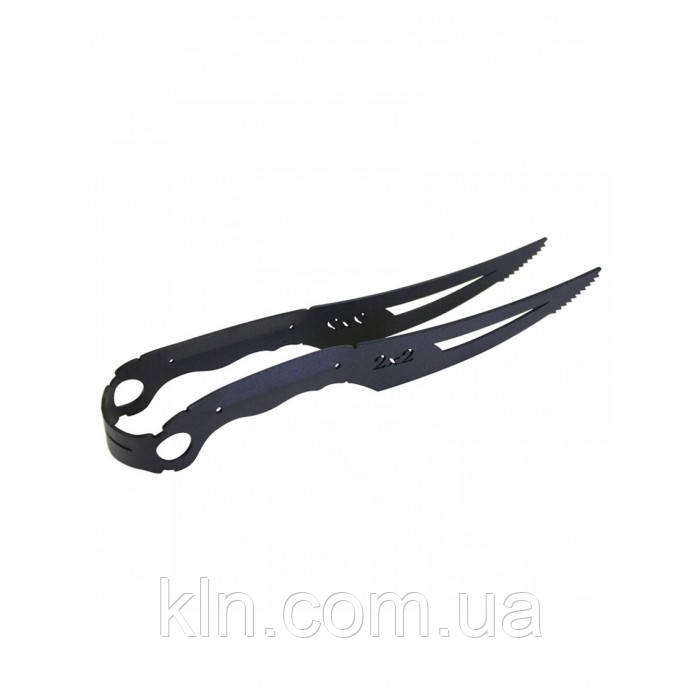 Щипці 2x2 Hookah Black Knife 1 шт чорні