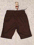 Шорти котонові хакі на хлопчиків 140,146 зросту, фото 5