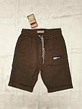 Шорти котонові хакі на хлопчиків 140,146 зросту, фото 4