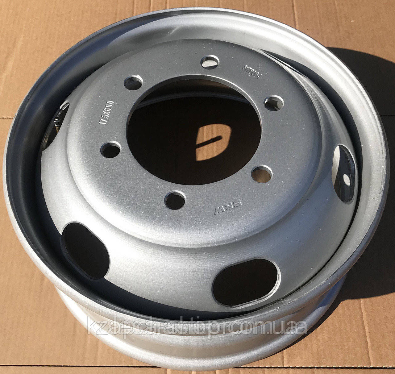Диск колісний Еталон, ТАТА, Mercedes 17.5x6.0 PCD 6/205 DIA 161 ЕТ 125, фото 1
