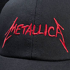 Бейсболка METALLICA -3 (слово червоне), фото 5