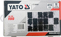 Набір кріплень обшивки YATO YT-06660 (кліпси, пістони для Ford та інших авто), фото 2