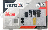 Набір кріплень обшивки YATO YT-06662 (кліпси, пістони для Mercedes і інших авто), фото 2
