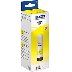 Оригінальні чорнило EPSON 101 Yellow Original (жовті), 70 мл * флакон.