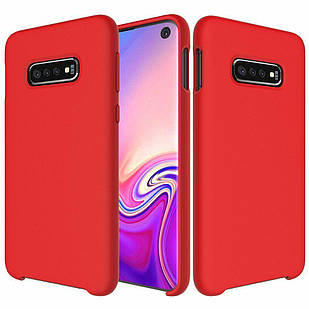 Чохол Silicone Case для Samsung Galaxy S10E G970 червоний (самсунг галаксі з10e джі 970)