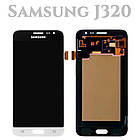 Модуль для Samsung Galaxy J3, Samsung J320 білий, дисплей + сенсор, фото 2