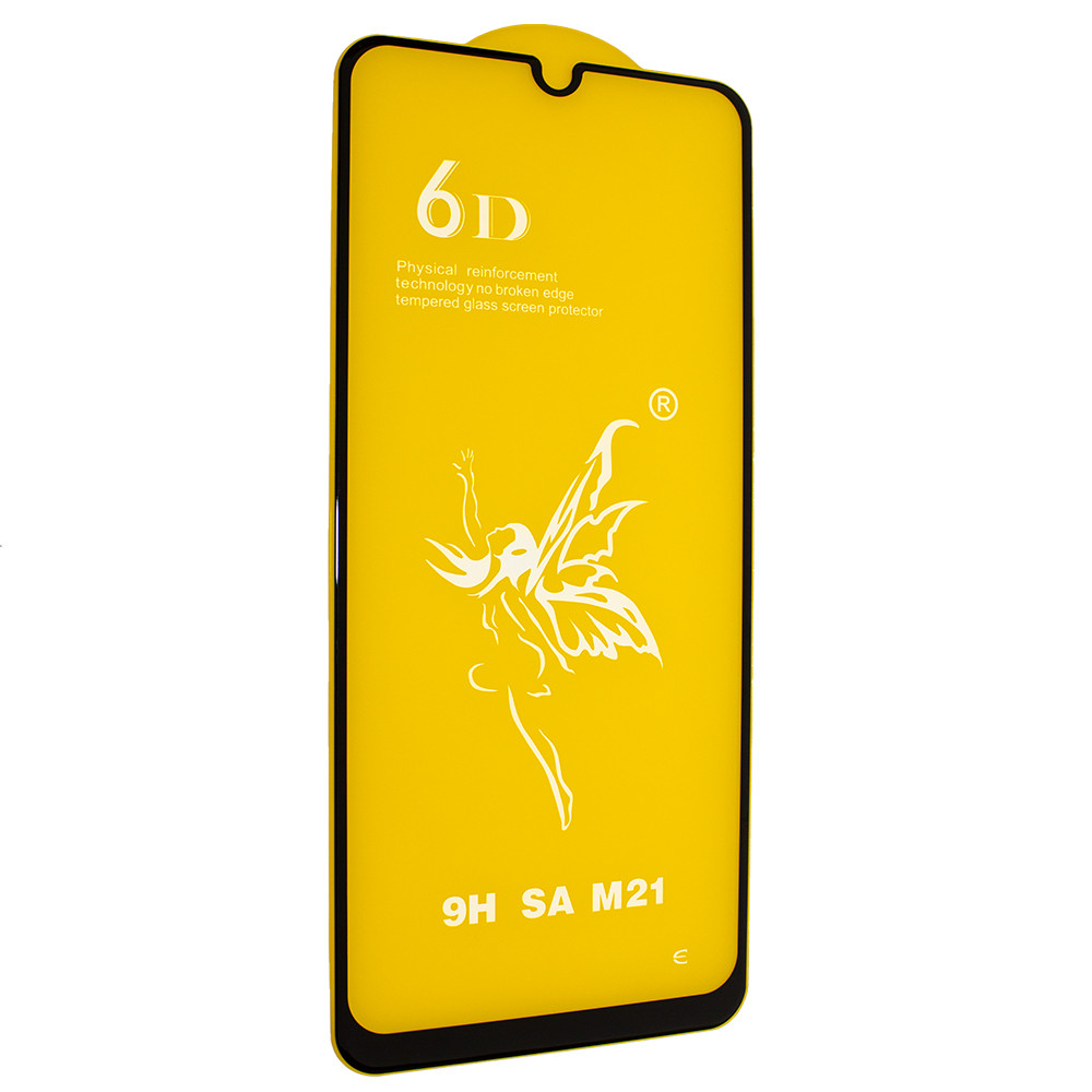 Захисне скло 6D для Samsung M21 / M21S / M30 / M30S / M31 / A40S 2019 Black