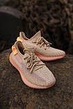 Кросівки жіночі Adidas Yeezy V2 Clay (адіас і буст клей), фото 5