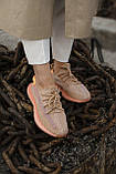 Кросівки жіночі Adidas Yeezy V2 Clay (адіас і буст клей), фото 9